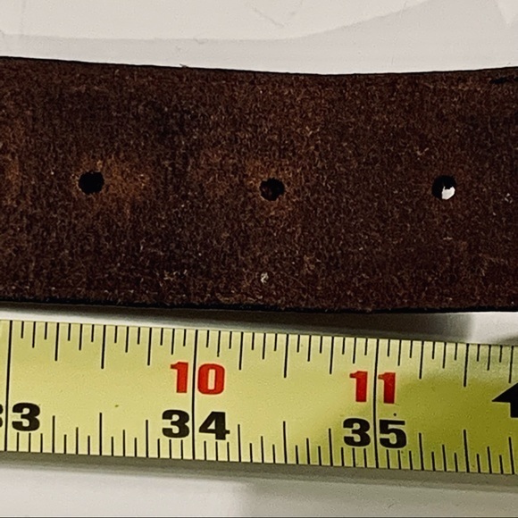 Brighton Black Leather Belt Silver Buckie‎ 34 main image 9